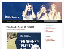 Tablet Screenshot of heiligblut-sommerlager.de